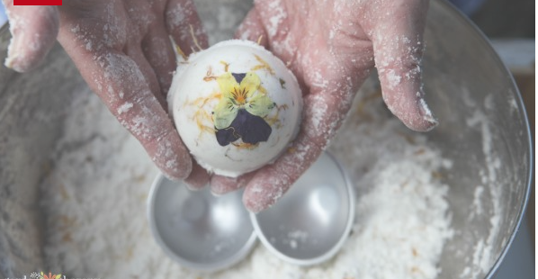 Cómo hacer bricolaje 100% de bomba de baño natural en casa