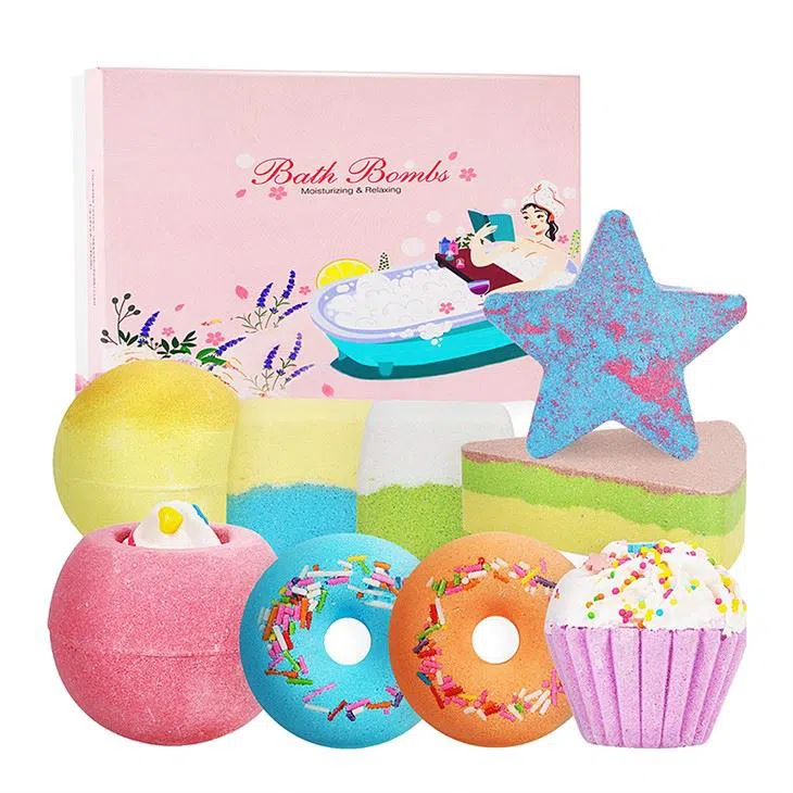 Bombas de baño con forma de rosquilla Etiqueta privada