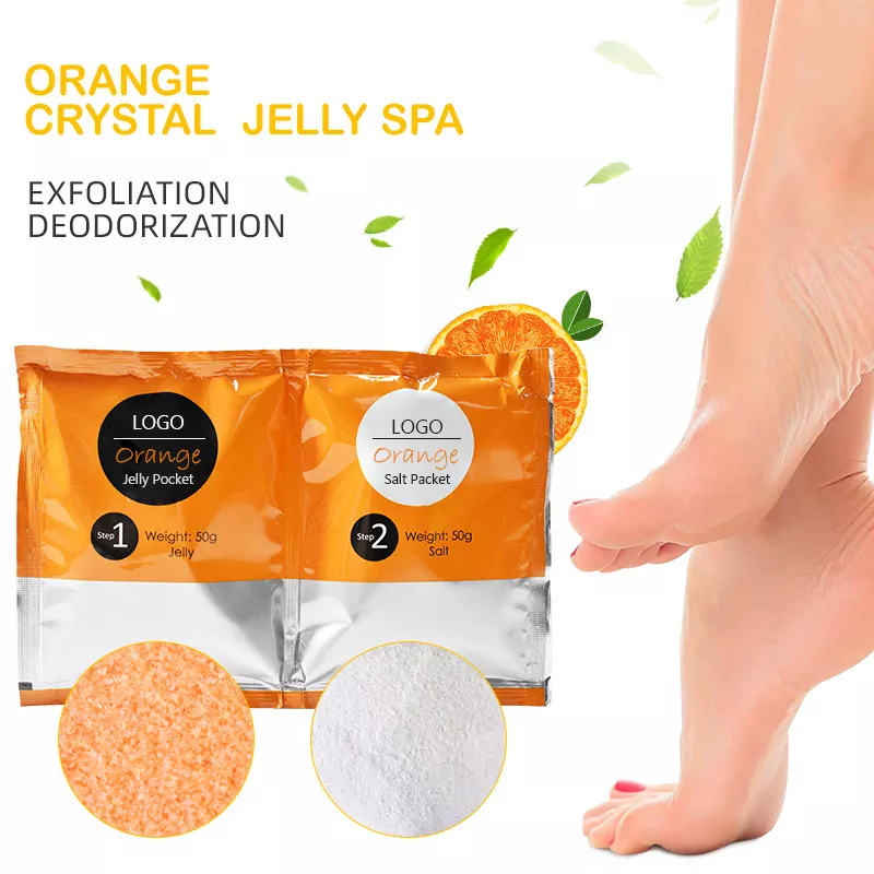 Epsom Salt Foot Scrub Etiqueta privada