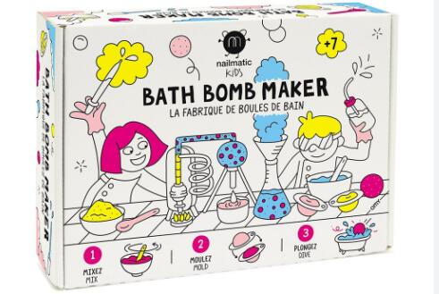 Orden del cliente del Reino Unido: Simplificando el kit de bombas de baño de bricolaje para niños