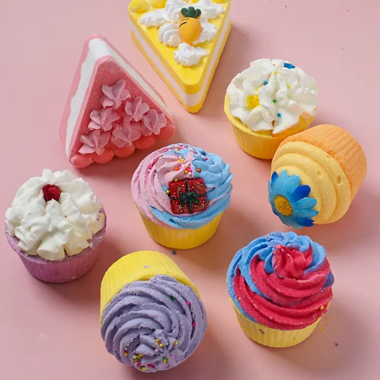 Bombas de baño de cupcake al por mayor