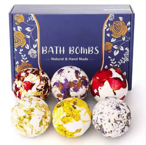 Etiqueta privada de bombas de baño elegantes