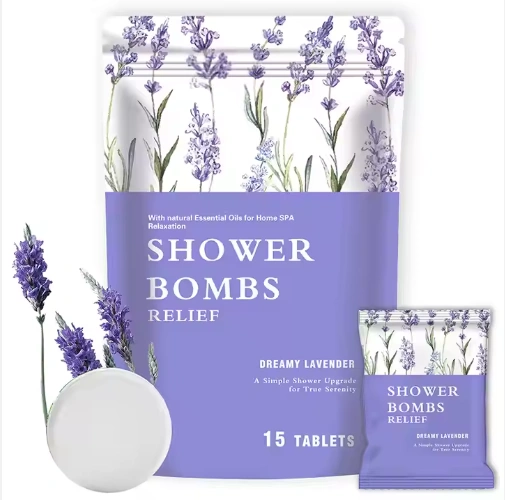 Vegan Shower Steamers Etiqueta privada