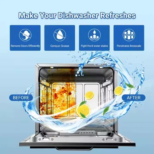 Tabletas limpiadoras para lavavajillas ecológicas que eliminan olores - Image 3