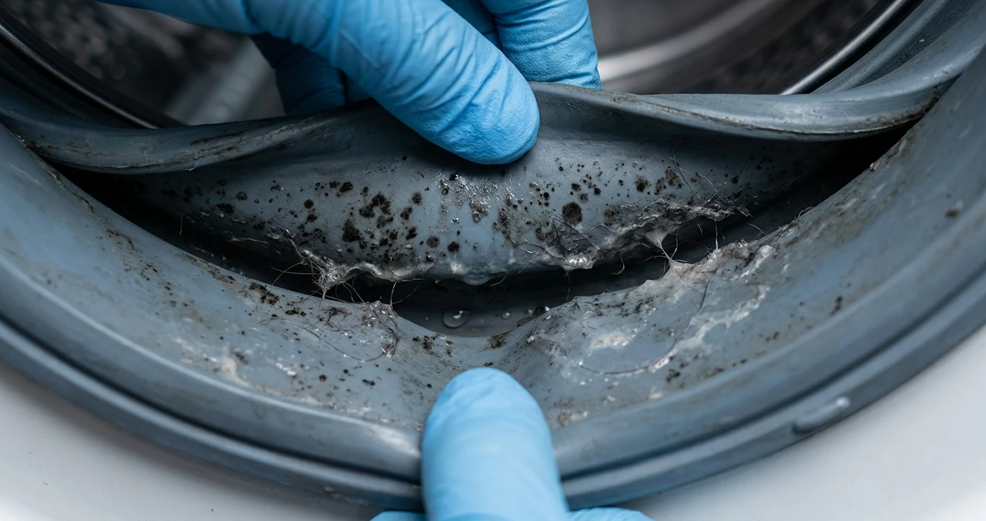 Dirt inside the washing machine