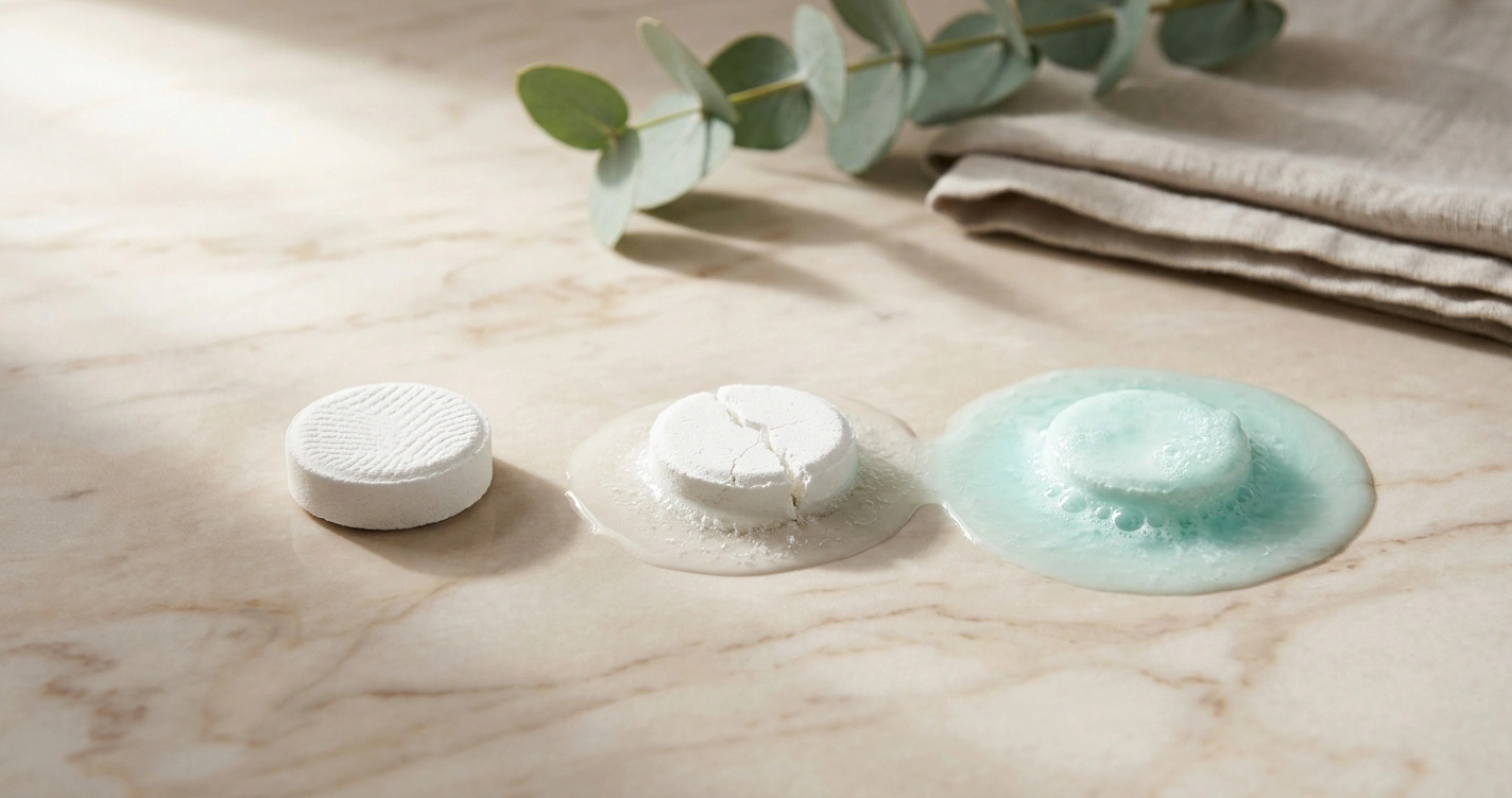Washing machine cleaning tablets