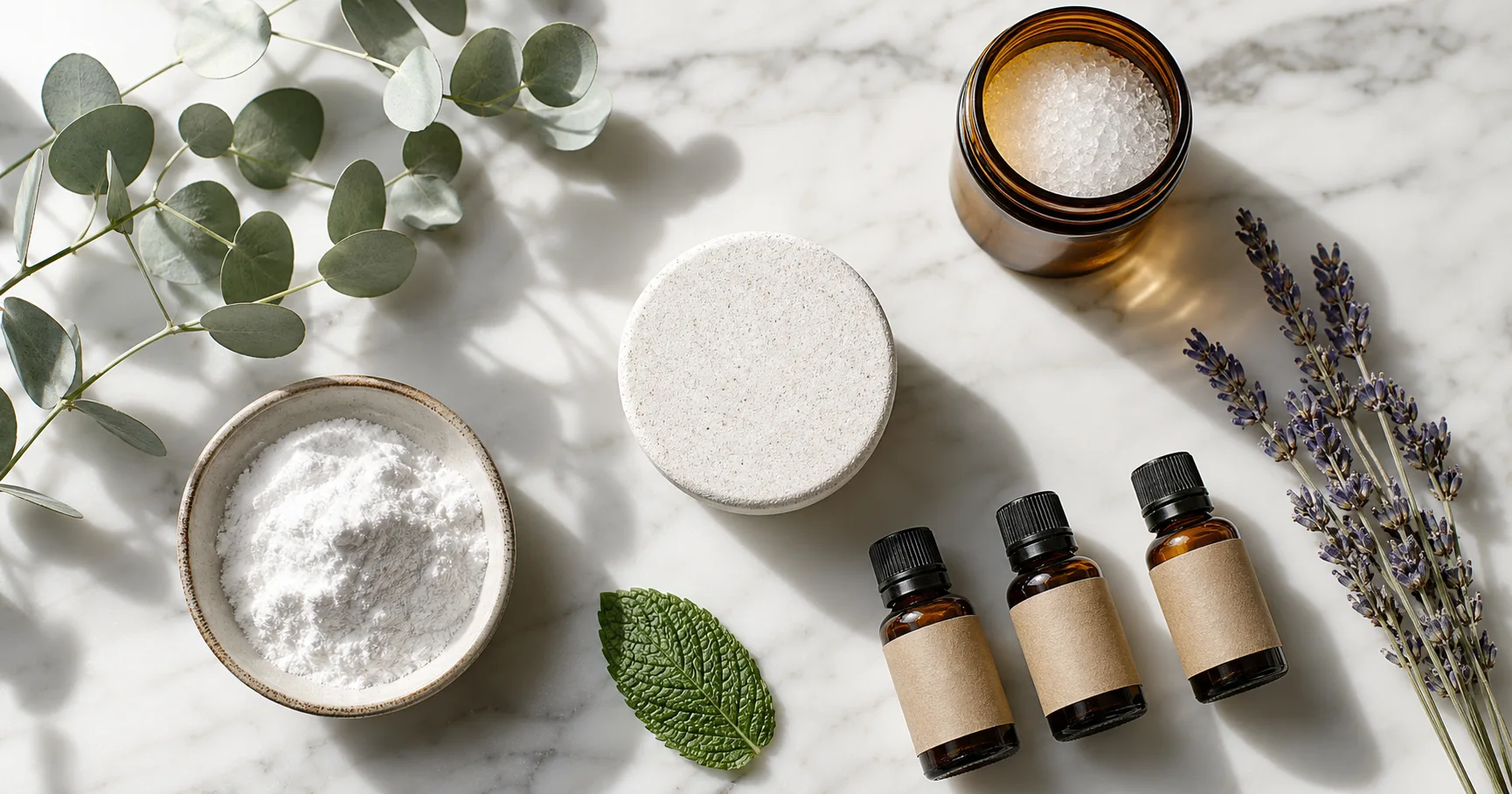 A shower steamer is usually made from baking soda, citric acid, and a blend of essential oils or fragrance. A shower steamer is usually made from baking soda, citric acid, and a blend of essential oils or fragrance.