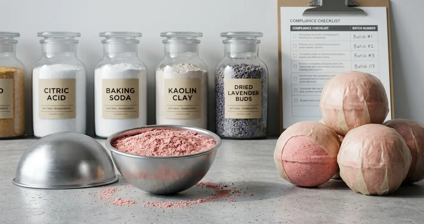 Controlling the ingredients and quality of bath bombs Controlling the ingredients and quality of bath bombs