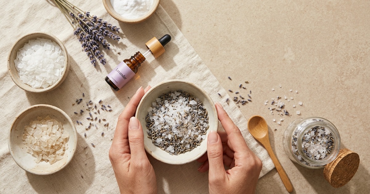 DIY bath salt