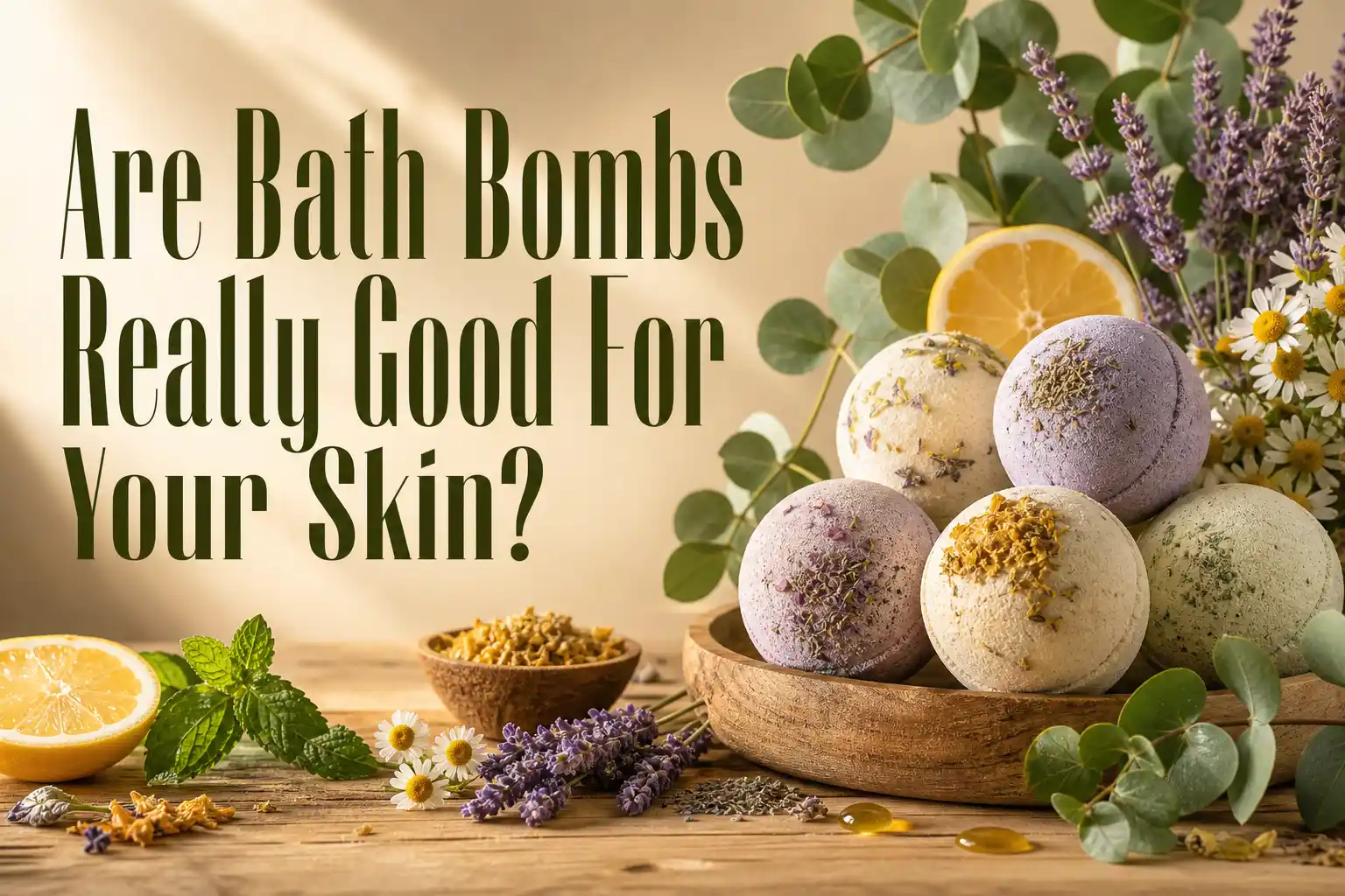 ¿Las bath bombs son realmente buenas para la piel? Sí