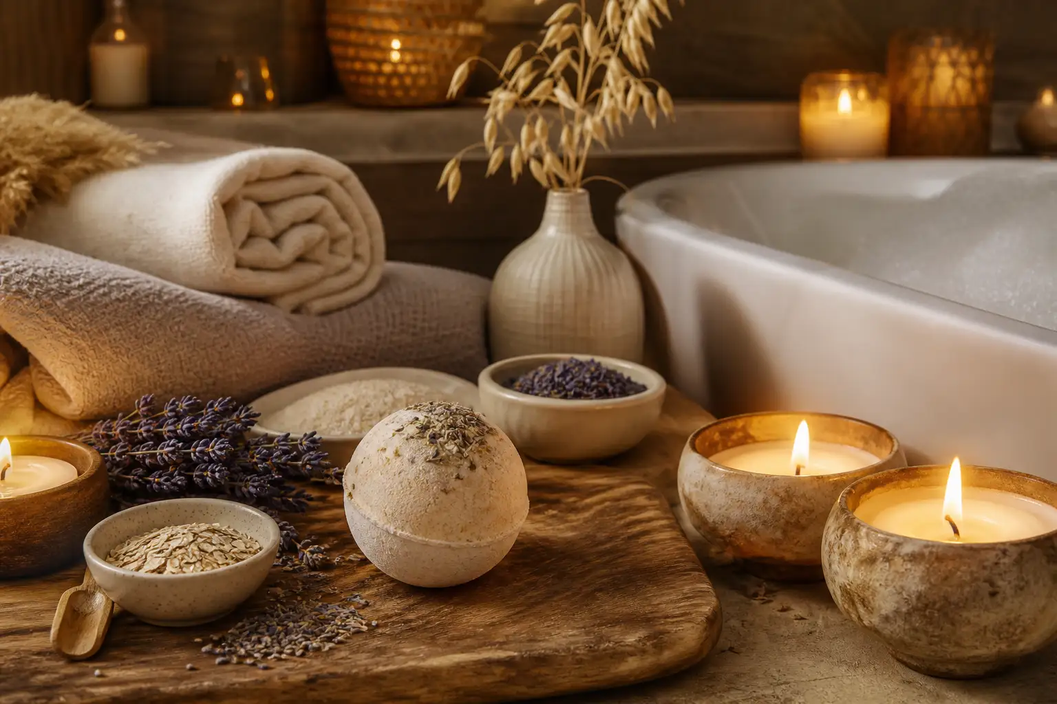 Bombas de baño caseras DIY para piel sensible, ahora te mostramos