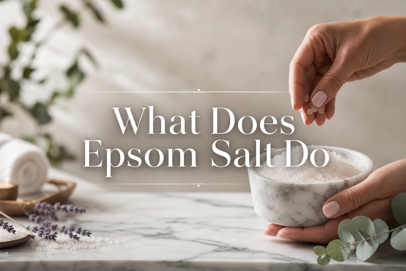 ¿Qué hace la sal de Epsom?