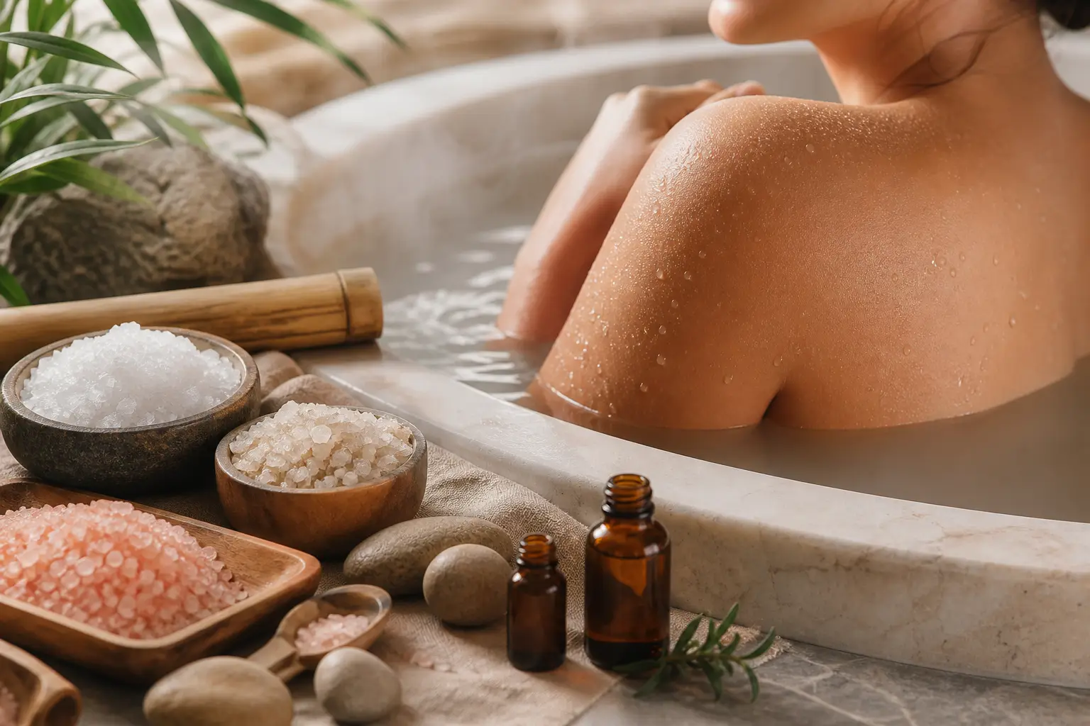¿Cuánto tiempo puedes permanecer en un baño con sales de Epsom?