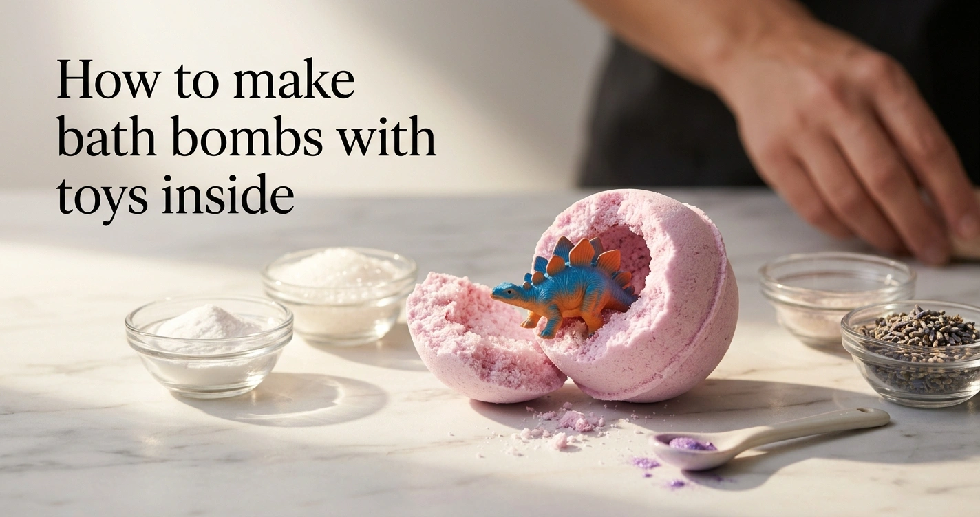 How To Make Bath Bombs With Toys Inside​