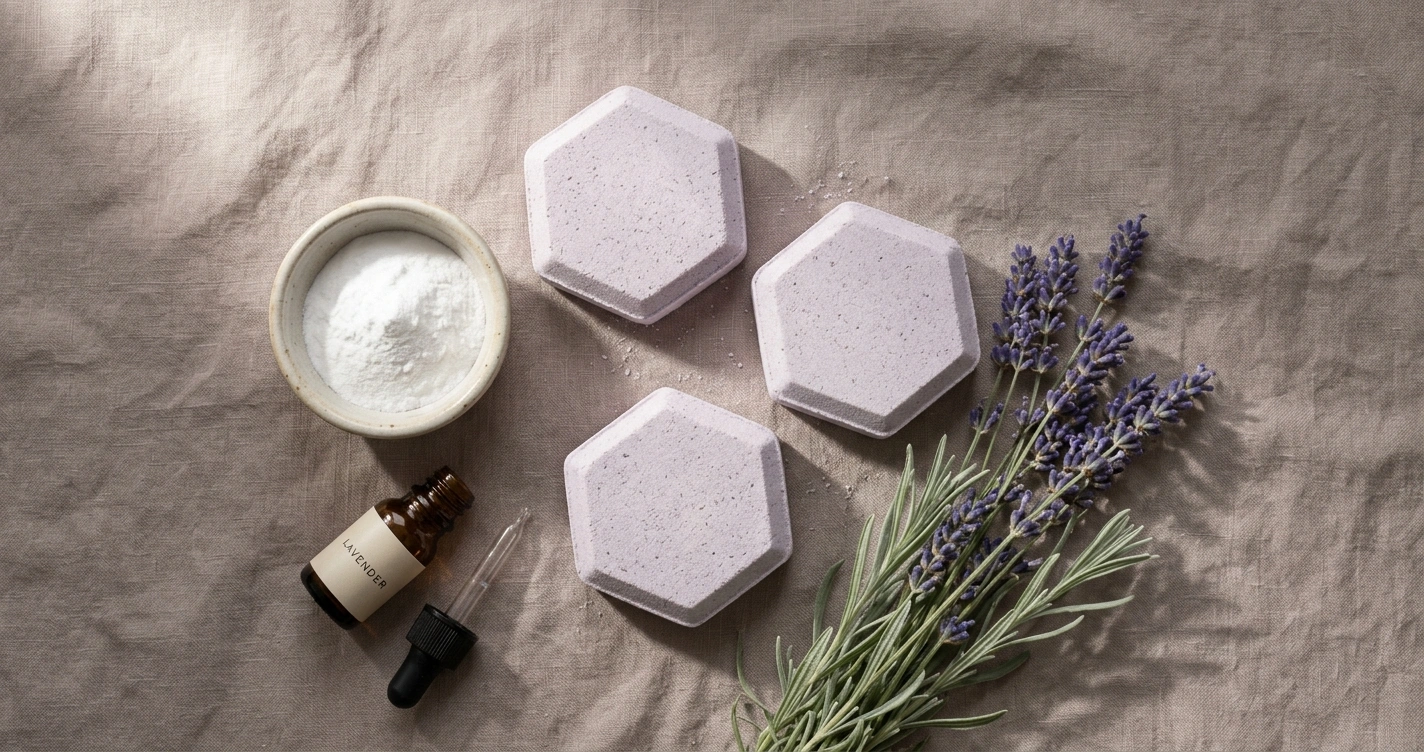 ¿Cómo hacer tabletas de ducha de lavanda?