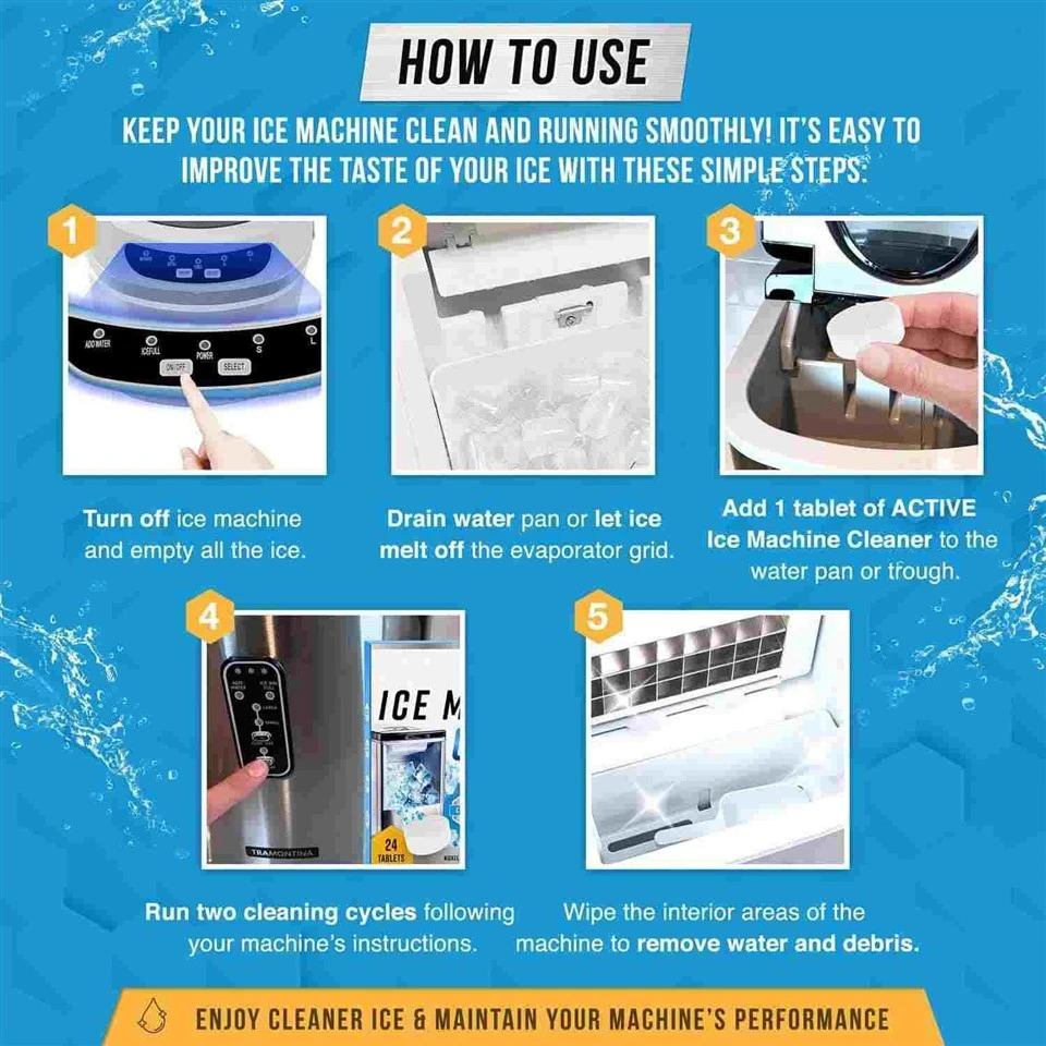 Tabletas de limpieza OEM para máquinas de hielo - Image 3