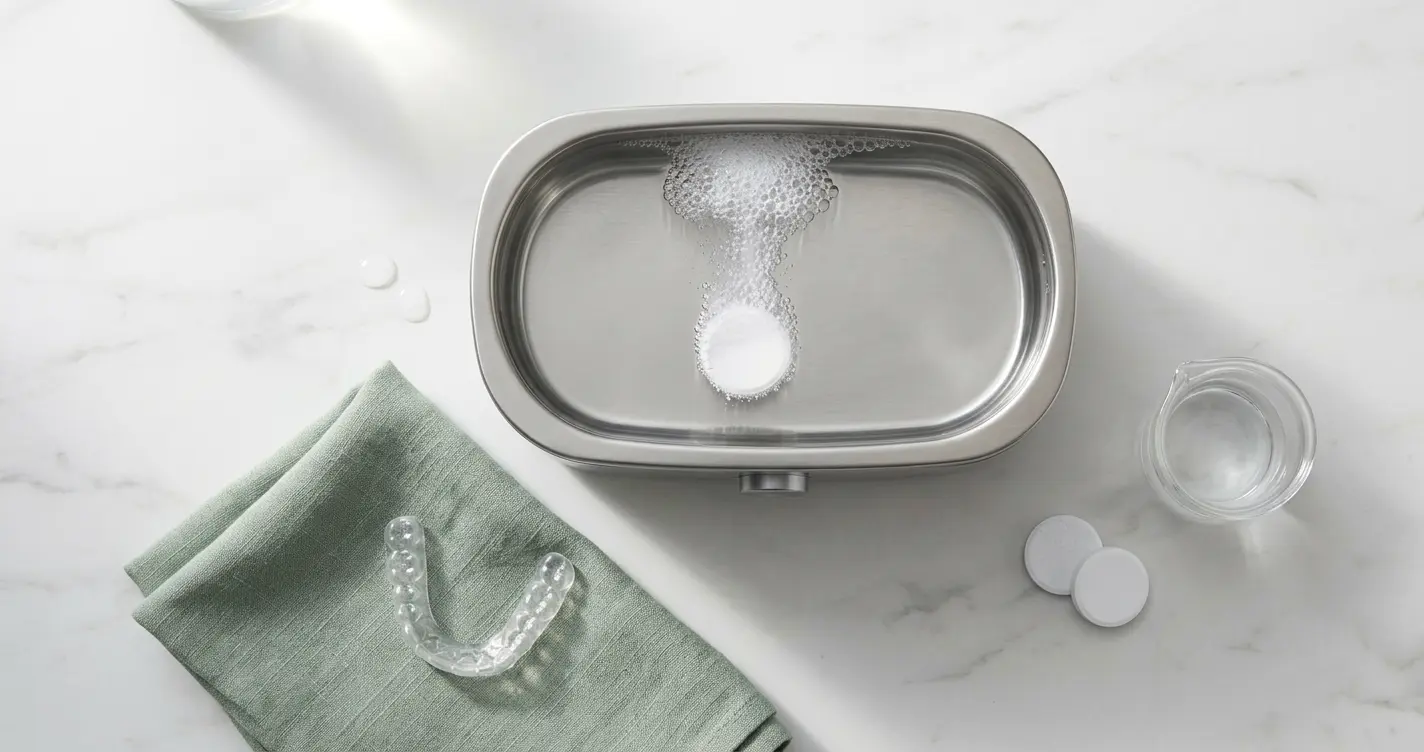 ¿Puedo usar tabletas para dentaduras postizas en un limpiador ultrasónico?