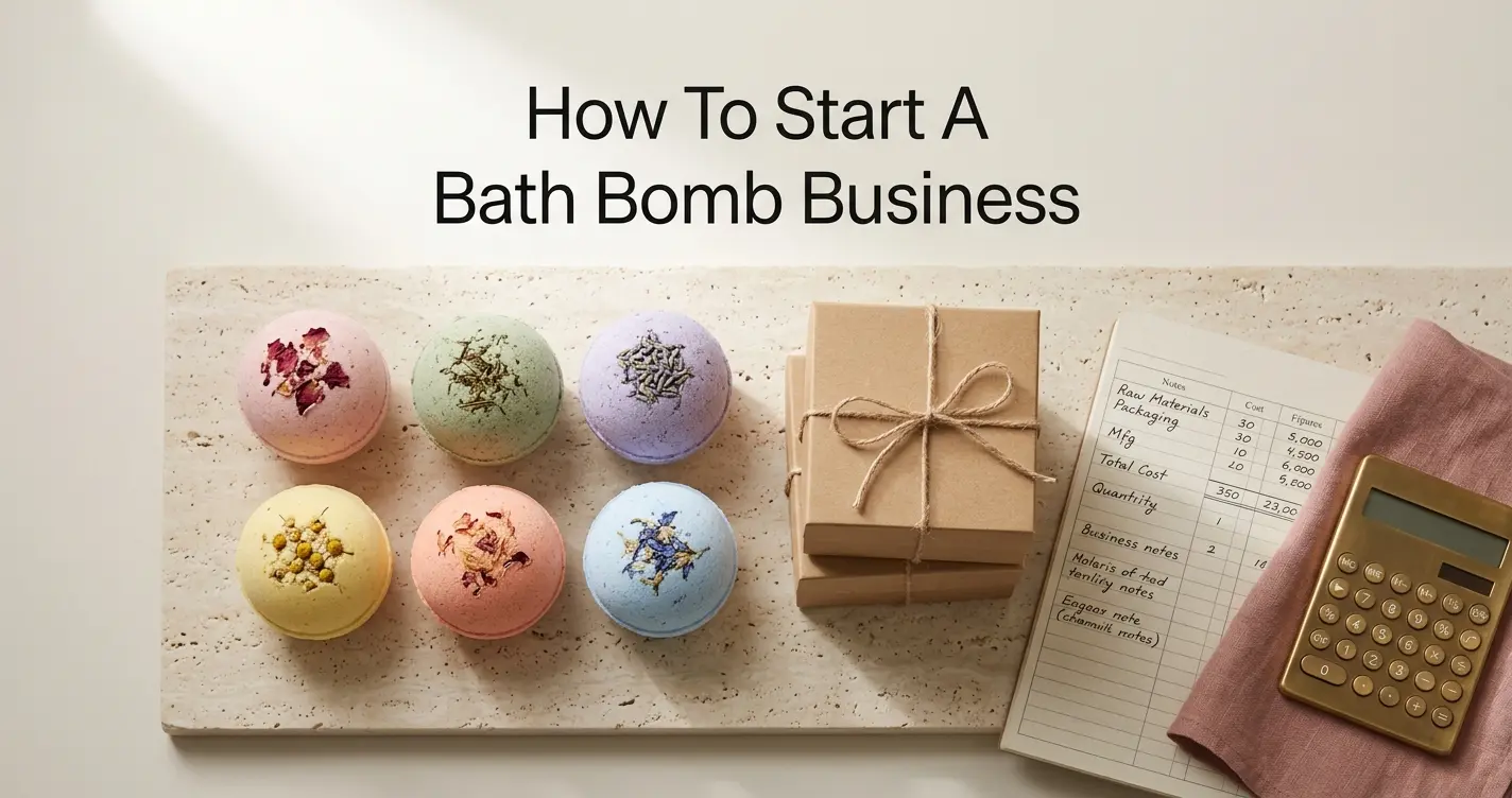 Cómo iniciar un negocio de bombas de baño