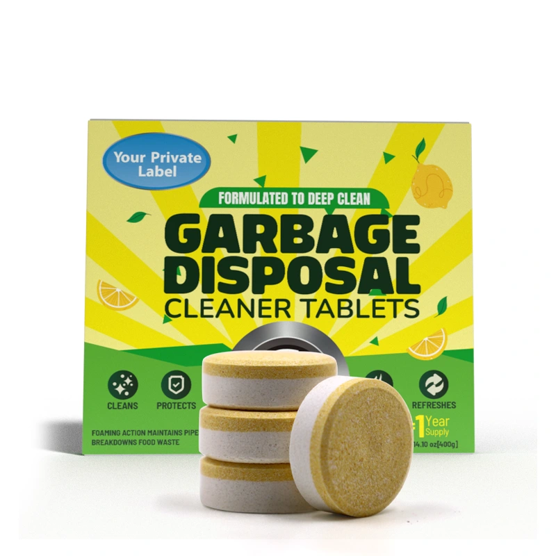 Tabletas limpiadoras para triturador de basura
