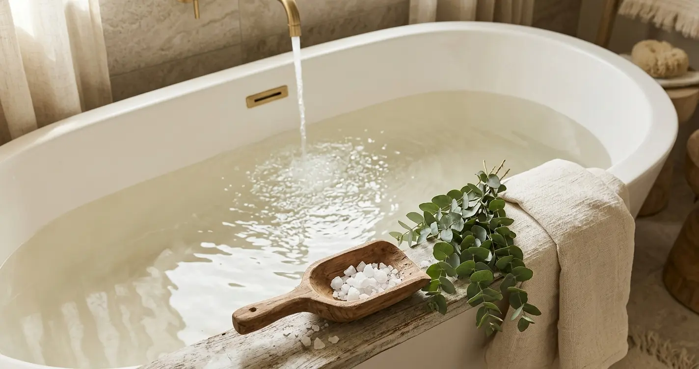 ¿Qué hace un baño con sal de Epsom? Beneficios, usos y seguridad explicados