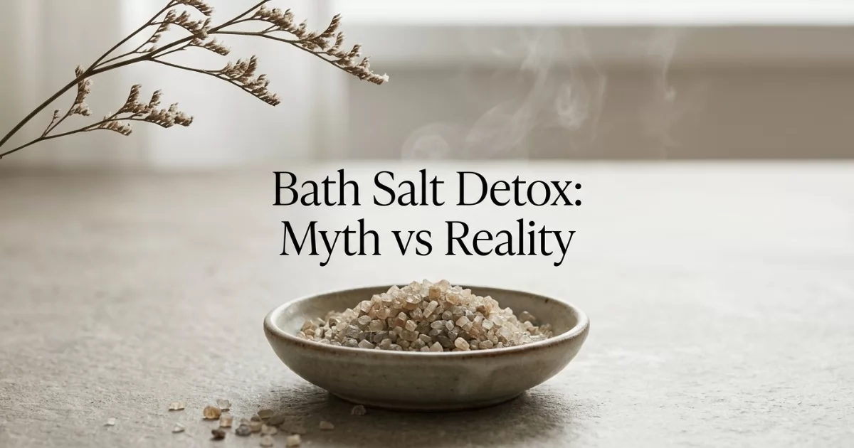 Desintoxicación con sales de baño: mito vs realidad — lo que la ciencia realmente dice