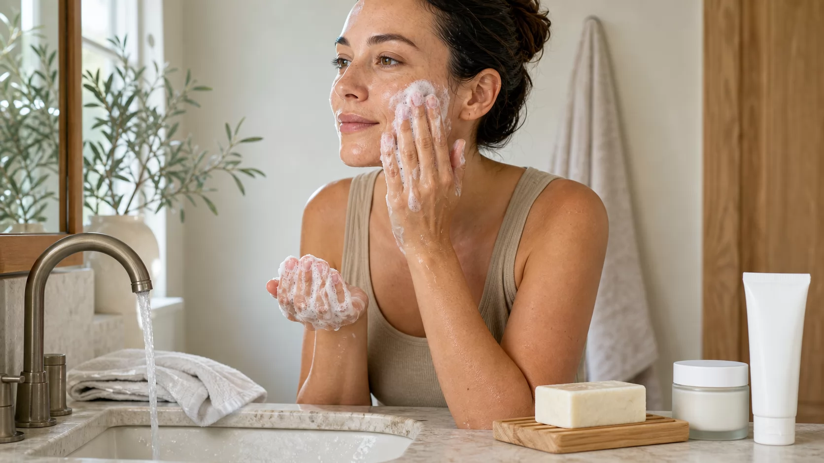 ¿Puedes usar jabón de leche de cabra en el rostro?