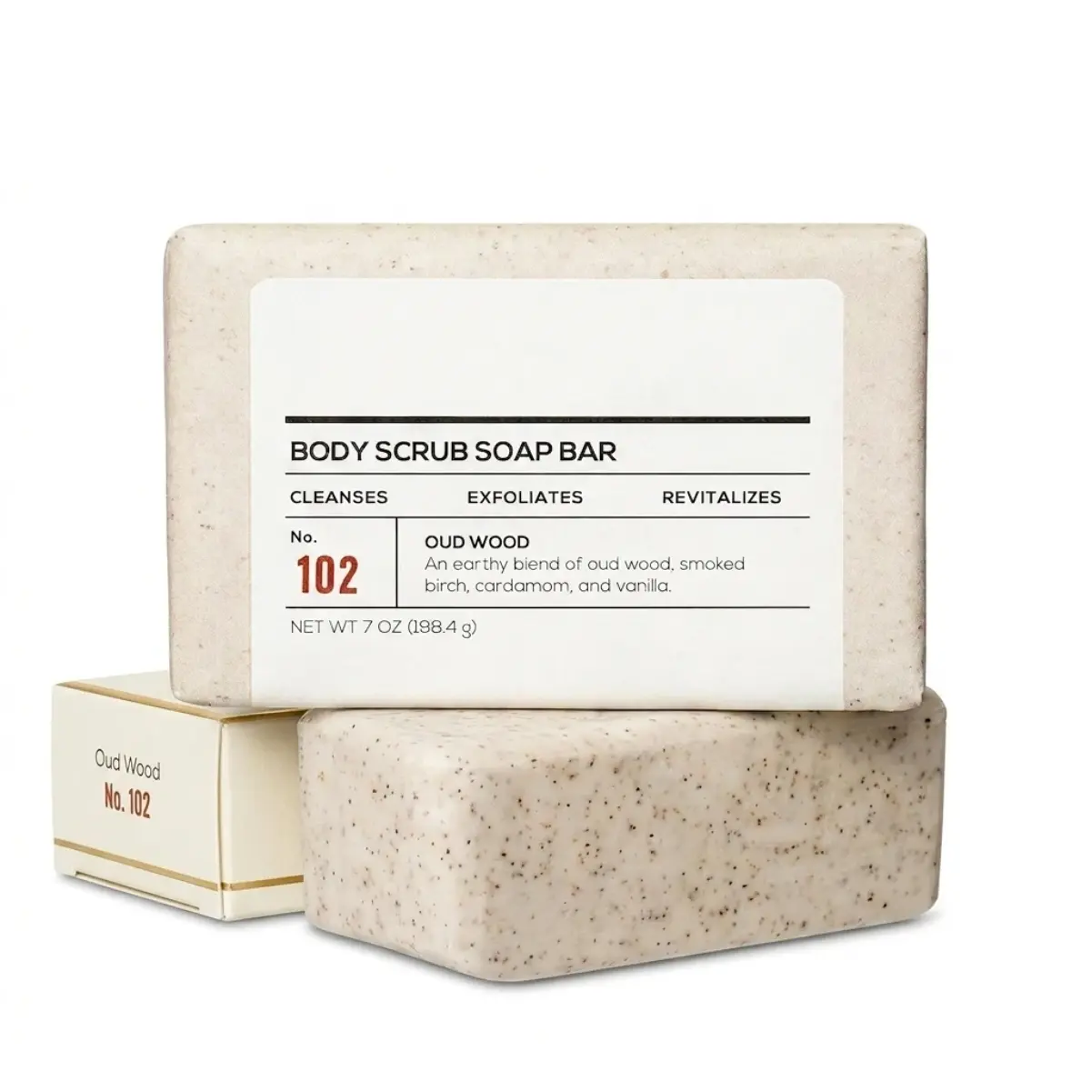 Jabón corporal exfoliante fabricado a máquina - Image 2