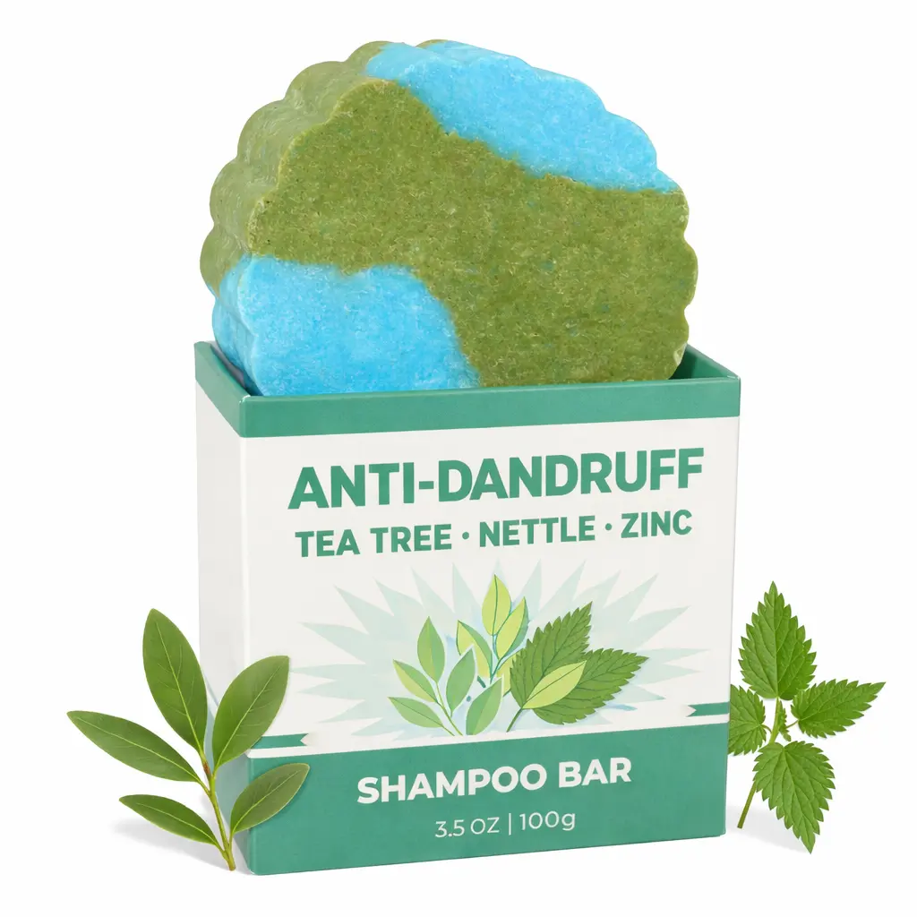 Barra de champú anticaspa con árbol de té - Image 2