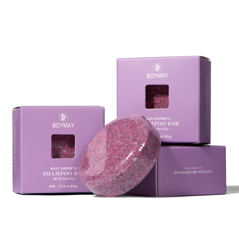 Barra de champú morado nutritiva