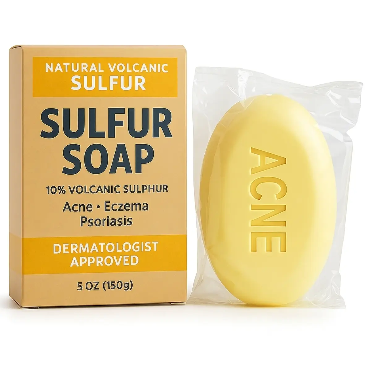 Natural Volcanic Organic Sulfur Soap