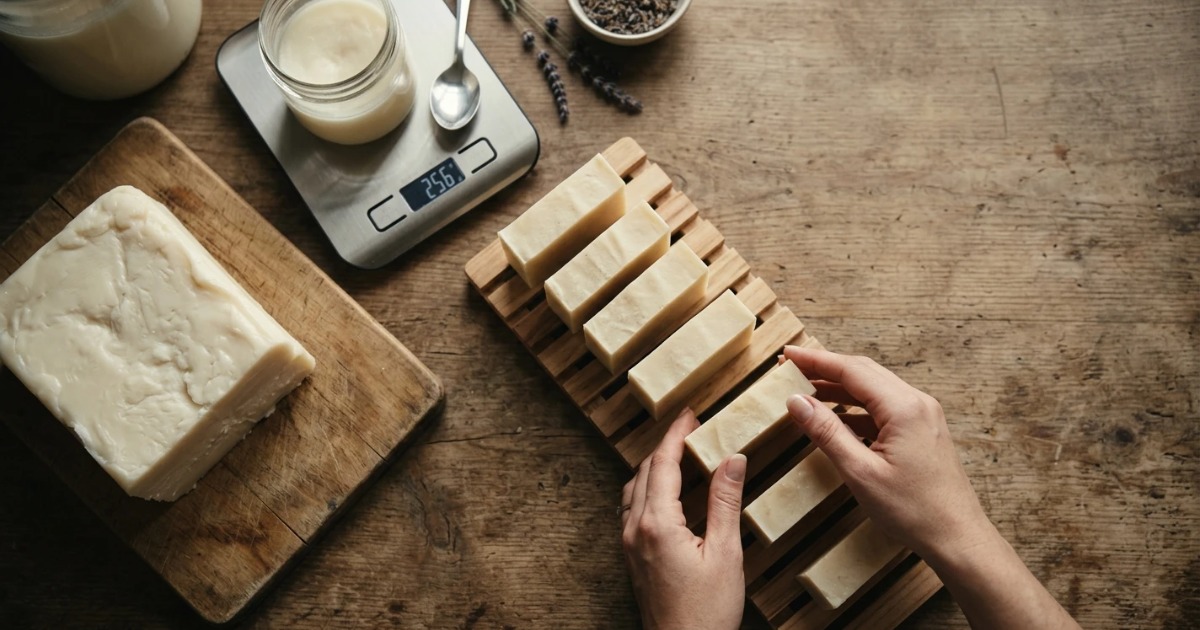 Cómo hacer pastillas de jabón de sebo: guía para principiantes