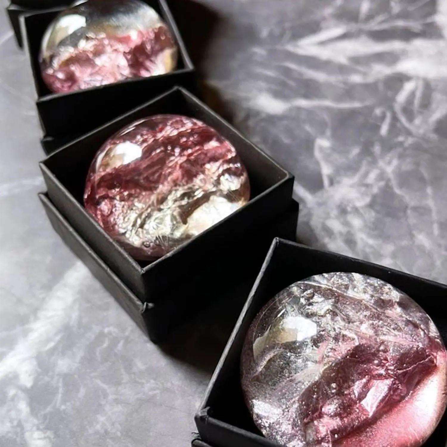 Jabón artesanal de piedras preciosas con aminoácidos Oem - Image 3