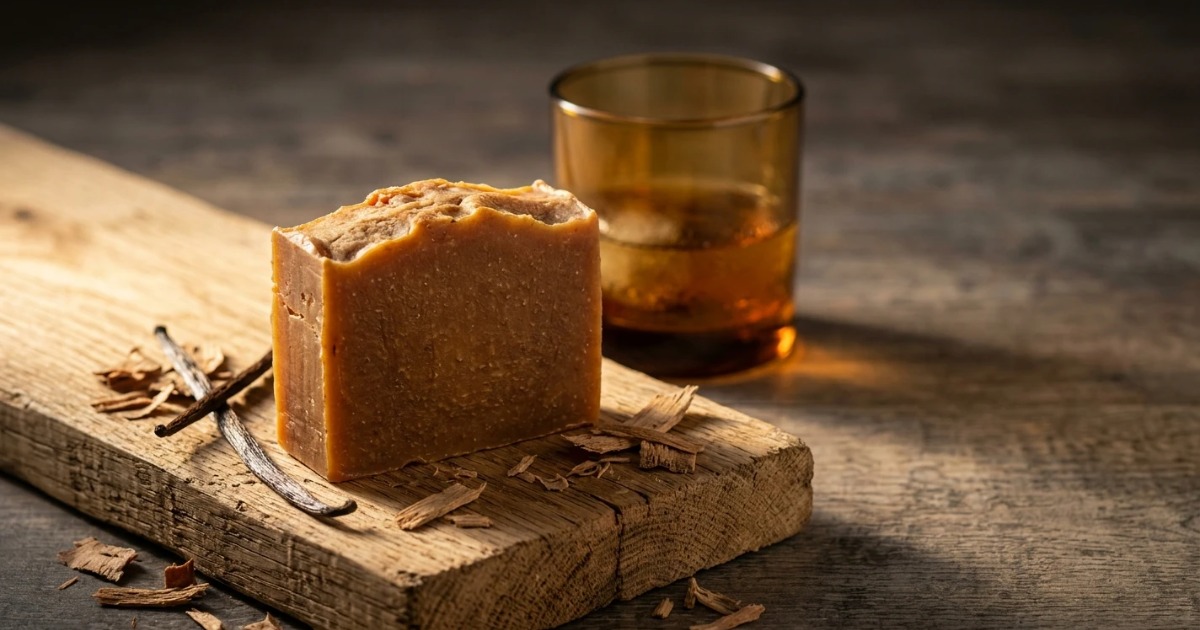 Cómo hacer jabón de bourbon: guía para principiantes para crear pastillas cálidas y amaderadas en casa