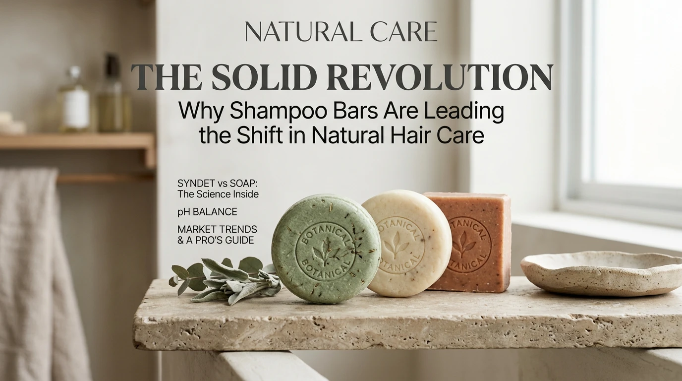Por qué las barras de champú están conquistando el movimiento del cuidado natural del cabello