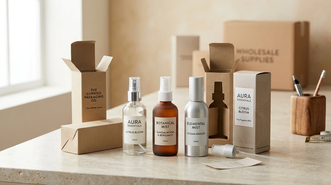 Opciones de embalaje para botellas de body mist: guía completa