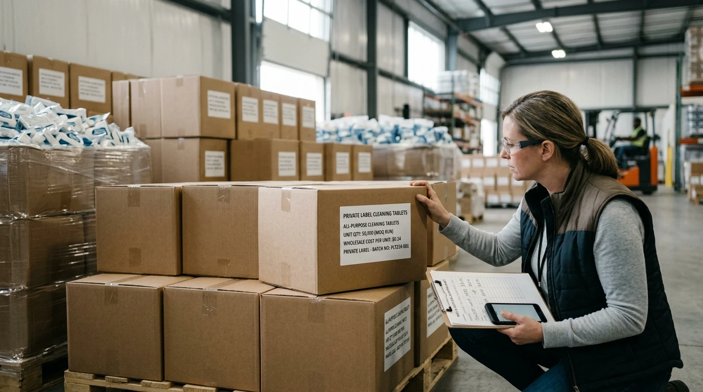 Guía de MOQ y precios mayoristas al por mayor de tabletas de limpieza