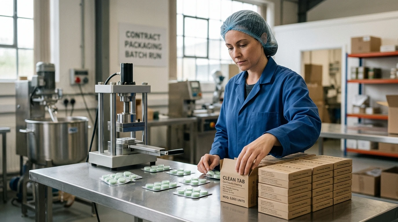 Cómo ayudamos a una startup a reducir su MOQ y lanzar sus primeras tabletas de limpieza