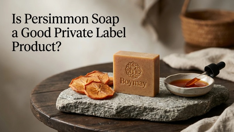 ¿Es el jabón de caqui un buen producto de marca privada?